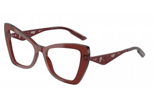 Dolce & Gabbana DG3409 3045 átlátszó bordeaux szemüveg