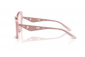 DOLCE & GABBANA DG3409 transzparens púderrózsaszín szemüveg