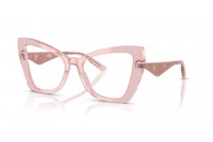DOLCE & GABBANA DG3409 transzparens púderrózsaszín szemüveg