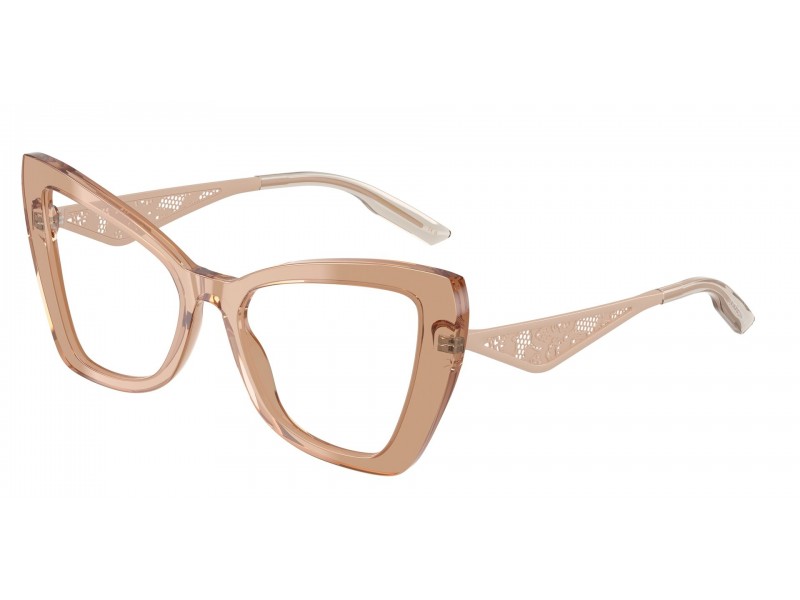 DOLCE & GABBANA DG3409 3432 – Transparent Camel női szemüveg