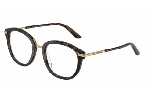 DOLCE & GABBANA DG3410 3217 Havana On White Barrow Demo Lens szemüveg