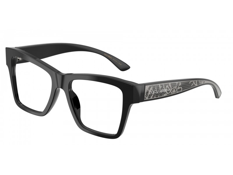 DOLCE & GABBANA DG3411 501 fekete szemüveg - demo lencse