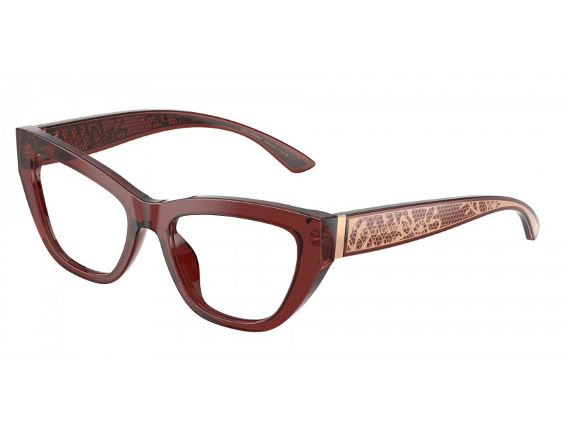 Dolce & Gabbana DG3412 Transparent Bordeaux