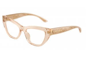 DOLCE & GABBANA DG3412 3432 Transparent Camel Demo Lens szemüveg