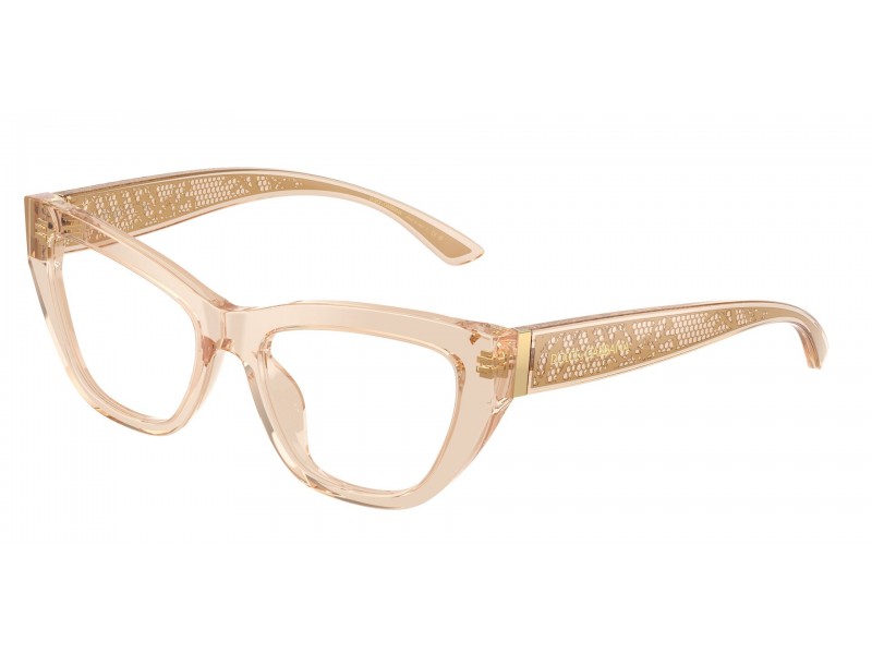 DOLCE & GABBANA DG3412 Transparent Camel szemüveg