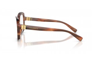 DOLCE & GABBANA DG3413 3221 - csíkos barna szemüveg