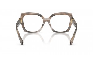 DOLCE & GABBANA DG3413 3449 csíkos szürke szemüveg