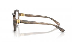 DOLCE & GABBANA DG3413 3449 csíkos szürke szemüveg