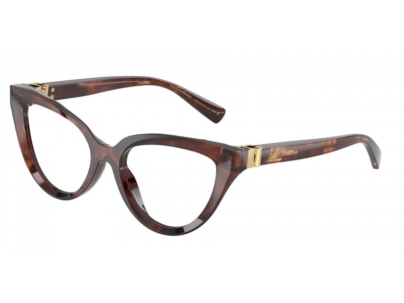 Dolce & Gabbana DG3414 Dark Red Havana szemüveg