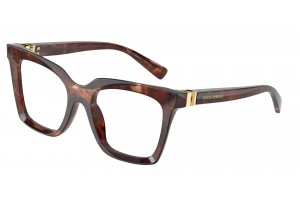 DOLCE & GABBANA DG3417 3222 Dark Red Havana Demo Lens szemüveg