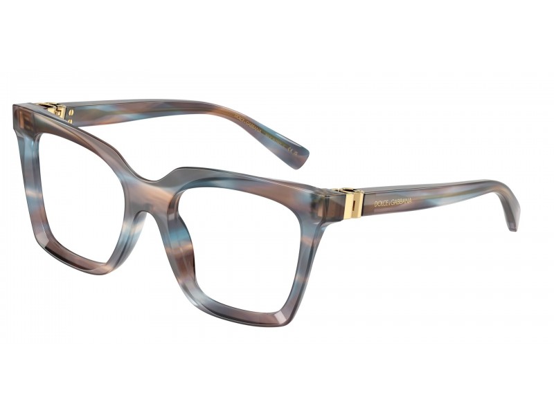 DOLCE & GABBANA DG3417 3448 – Csíkos kék női szemüveg