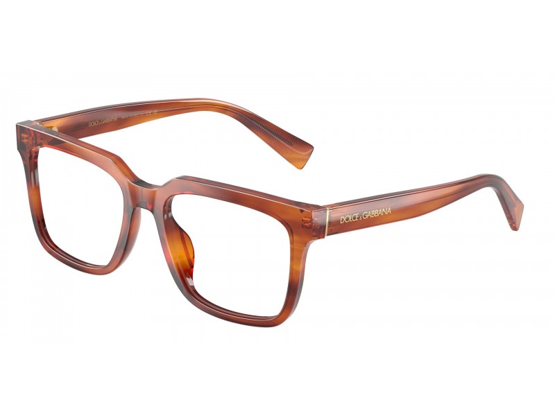 DOLCE & GABBANA DG3422 3221 csíkos férfi szemüveg