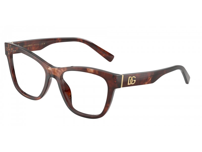Dolce & Gabbana DG3430 Dark Red Havana szemüveg