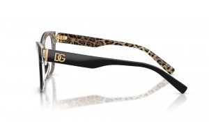 Dolce & Gabbana DG3430 — női szemüveg (Black On Leo Brown)