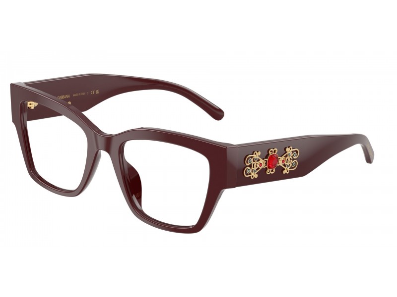 DOLCE & GABBANA DG3435B 3091 bordó női szemüveg