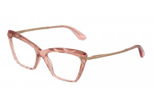DOLCE & GABBANA DG5025 3148 Transparent Pink Demo Lens szemüveg