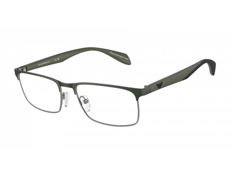 Emporio Armani EA1149 matt gunmetal keret, zöld lencse