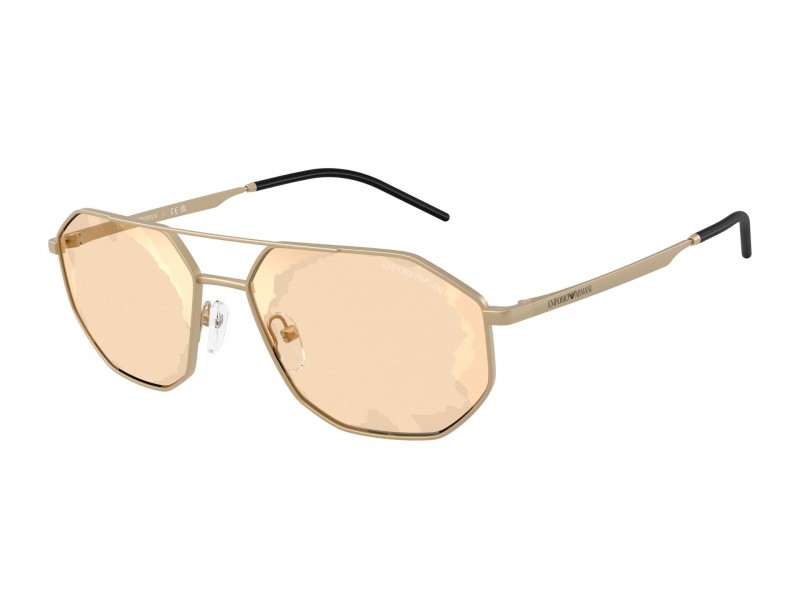 Emporio Armani EA2147 30027L – matt arany, barna lencse