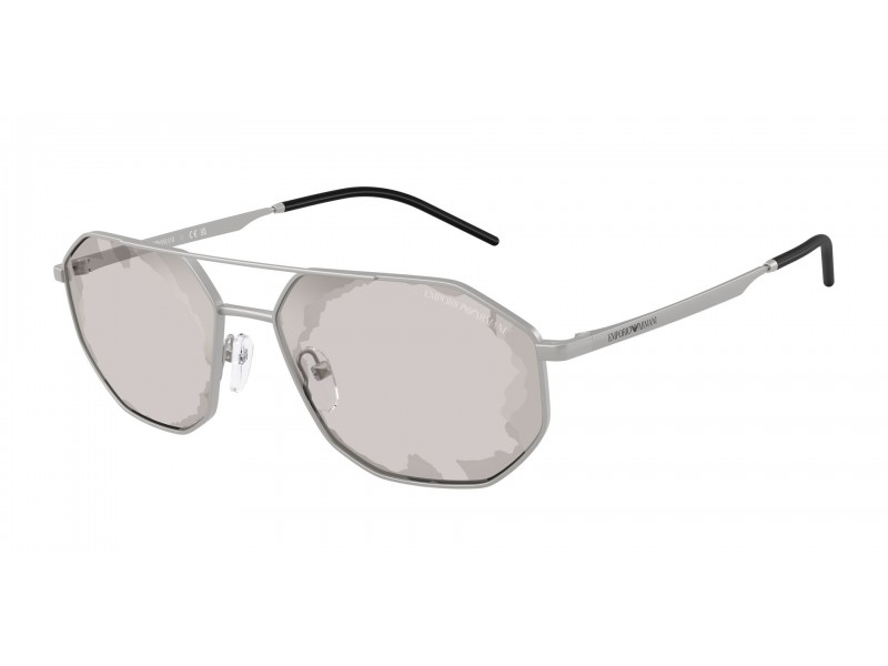 Emporio Armani EA2147 napszemüveg - matt ezüst, fekete tükrös