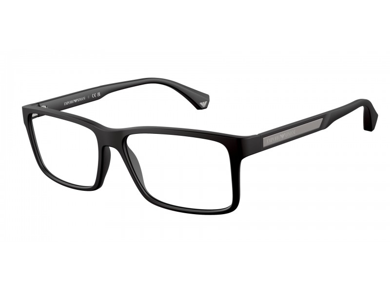 Emporio Armani EA3038 5063 Rubber Black - férfi keret