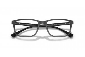 Emporio Armani EA3098 - matt fekete, csíkos szürke
