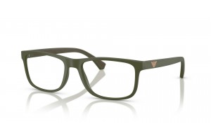 EMPORIO ARMANI EA3147 6184 matt zöld szemüveg demo lencsével