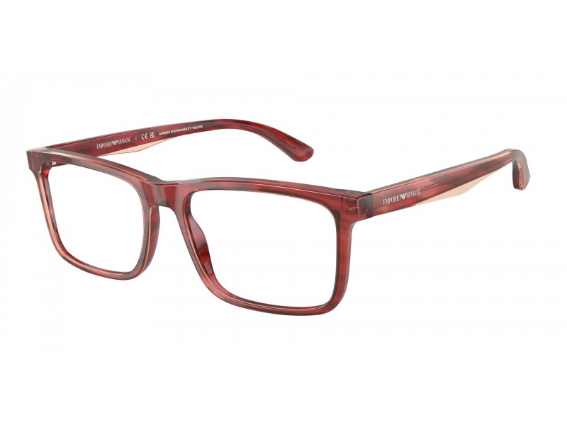 Emporio Armani EA3227 6053 Shiny Bordeaux/Top Smoke