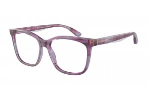 EMPORIO ARMANI EA3228 6056 Shiny Violet/Top Smoke Demo Lens szemüveg