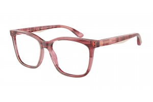 EMPORIO ARMANI EA3228 6057 Shiny Bordeaux/Top Light Brown Demo Lens szemüveg
