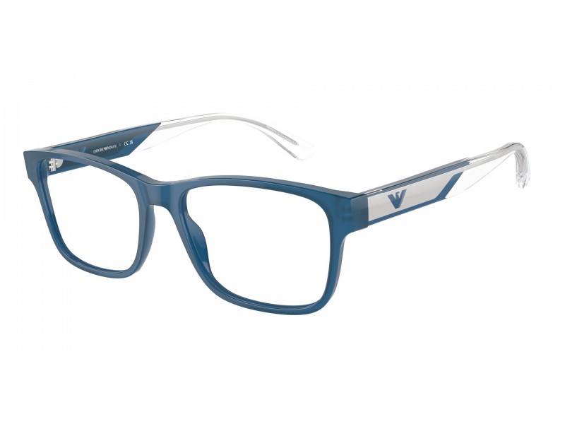 Emporio Armani EA3239 6092 Shiny Opaline Blue - férfi