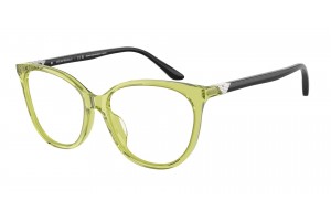 EMPORIO ARMANI EA3249U 6199 Shiny Transparent Green Demo Lens szemüveg