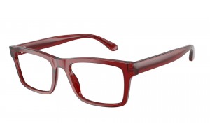 EMPORIO ARMANI EA3254 6248 Shiny Transparent Red Demo Lens szemüveg