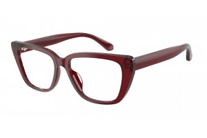 EMPORIO ARMANI EA3256U 6254 Shiny Transparent Bordeaux Demo Lens szemüveg