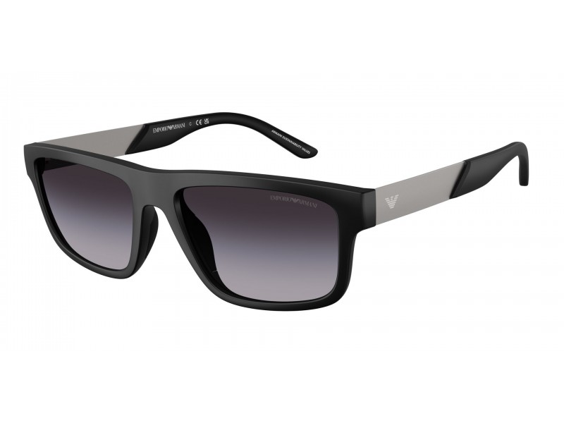 EMPORIO ARMANI EA4244U matt fekete napszemüveg - szürke