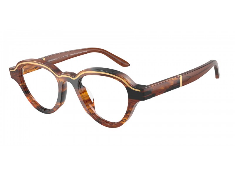 Emporio Armani EA4264U barna csíkos DEMO lencse