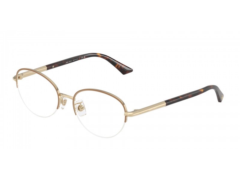JIMMY CHOO JC2014D Pale Gold/Biscuit női szemüvegkeret