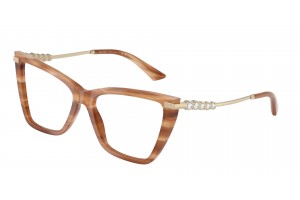 JIMMY CHOO JC3020B 5055 csillogó Striped Havana szemüveg
