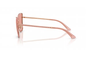 JIMMY CHOO JC4023J Rose Gold Pink csillogó napszemüveg