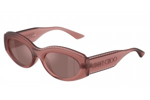 JIMMY CHOO JC6002U matt rózsaszín-barna napszemüveg
