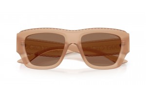 JIMMY CHOO JC6003U Transparent Tan Dark Brown napszemüveg