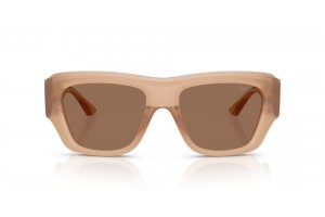JIMMY CHOO JC6003U Transparent Tan Dark Brown napszemüveg