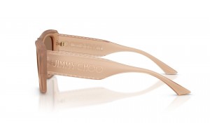 JIMMY CHOO JC6003U Transparent Tan Dark Brown napszemüveg