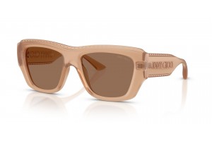 JIMMY CHOO JC6003U Transparent Tan Dark Brown napszemüveg