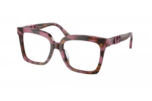 MICHAEL KORS MK4119U 3998 NASSAU Plum Graphic Tortoise Demo Lens szemüveg
