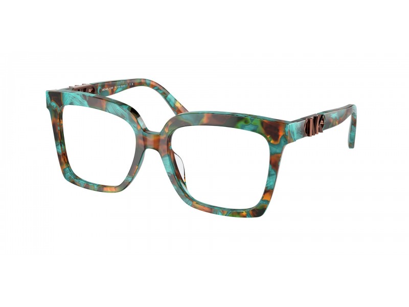 Michael Kors MK4119U NASSAU Teal Graphic Tortoise szemüveg