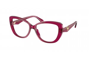 MICHAEL KORS MK4163U 4032 DERVIO Transparent Plum Demo Lens szemüveg