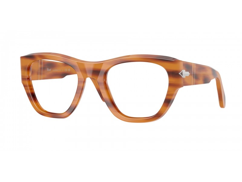 PERSOL PO0054V 960 barna csíkozott demo lencse
