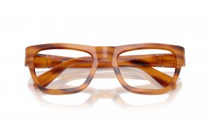 Persol PO0091V 960 barna csíkos demo lencsés szemüveg