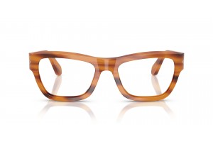 Persol PO0091V 960 barna csíkos demo lencsés szemüveg