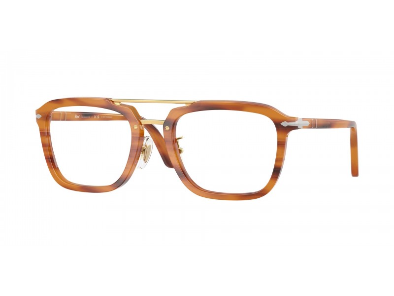 PERSOL PO0204V 960 barna csíkos szemüveg